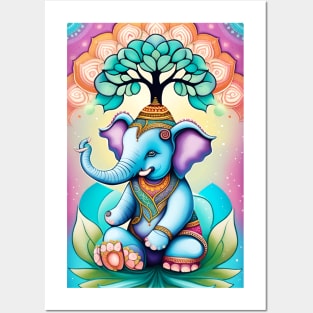 Ganesh and the tree of life Posters and Art